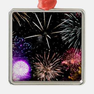 Fireworks Metal Tree Decoration