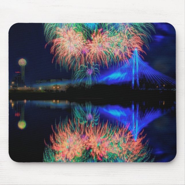Fireworks Mouse Pad (Front)