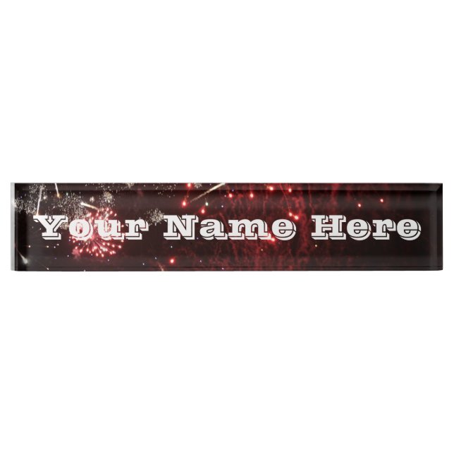 Fireworks Name Plate (Front)