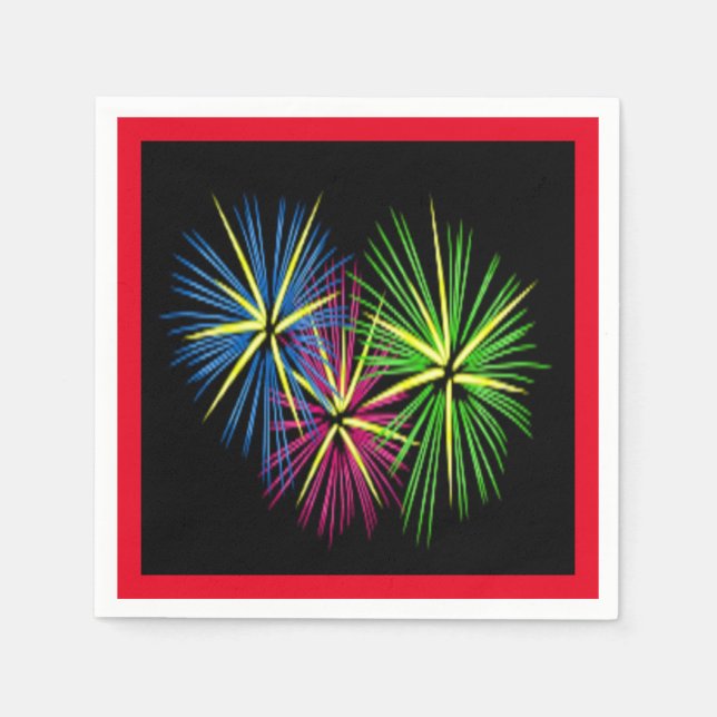 FIREWORKS NAPKIN (Front)