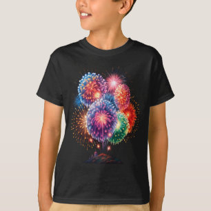 Fireworks New Year's Eve Party Long Sleeve T-Shirt
