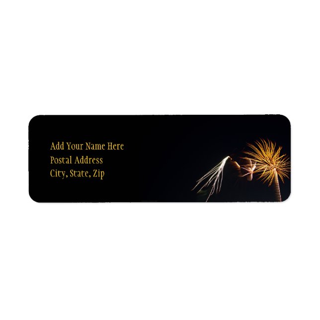 Fireworks P0538 Address Label (Front)