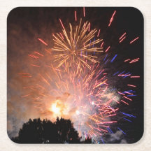 Fireworks Paper Coaster