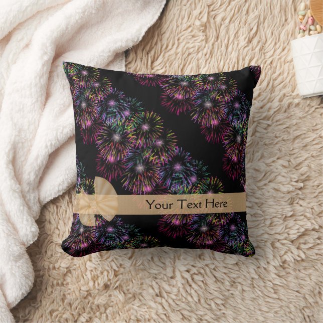 Fireworks Personalised Cushion (Blanket)