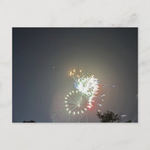 Fireworks Photo Postcard