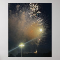 Fireworks Photo Poster