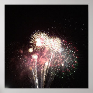 Fireworks Photo Poster