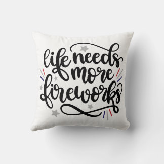 Fireworks pillow