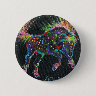 Fireworks Pony Button Pin
