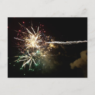 Fireworks postcard