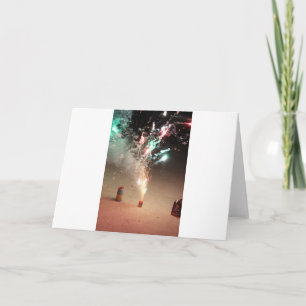 Fireworks Show Card