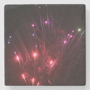 Fireworks Stone Coaster