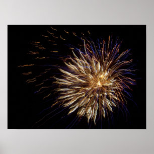 fireworks summer poster