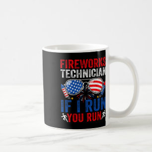 Fireworks Technician Funny 4th Of July Sungles Men Coffee Mug