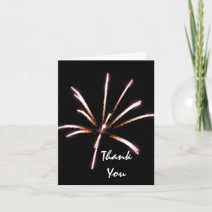 Fireworks Thank You Card