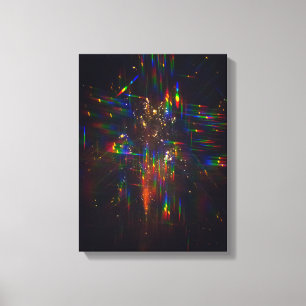 Fireworks through 3D Glasses 2 Canvas Print