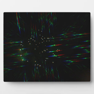 Fireworks Through 3D Glasses 3  Plaque