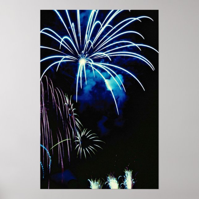 Fireworks, Toronto, Ontario, Canada Poster (Front)
