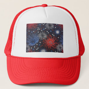 Fireworks Trucker Hat
