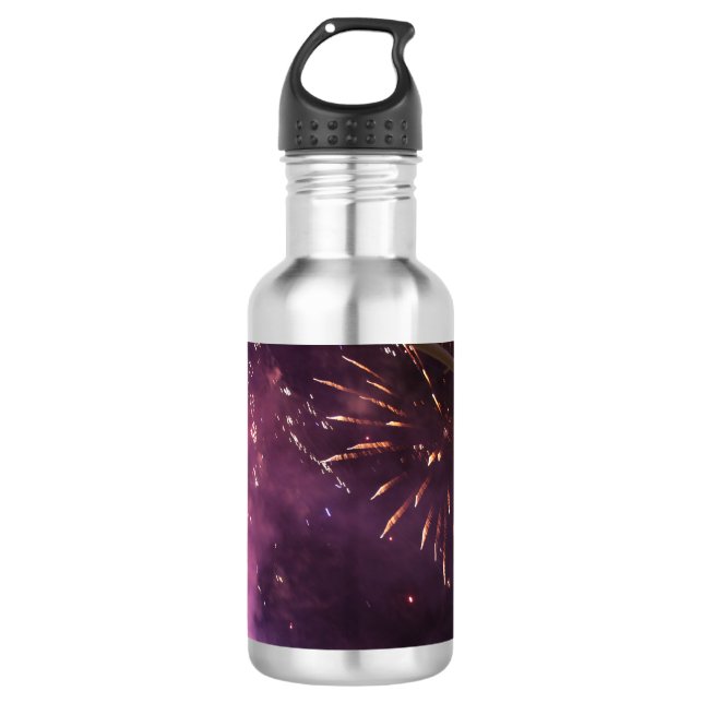 Fireworks Water Bottle (Front)