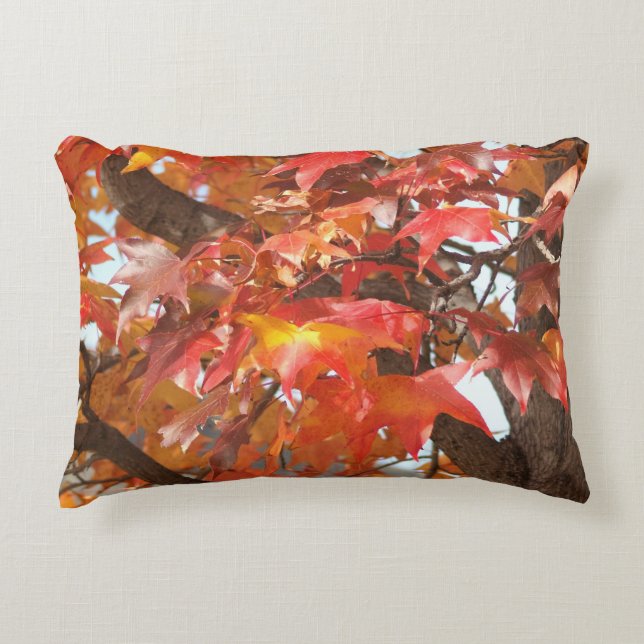 Firey Sweetgum Pillow (Front)