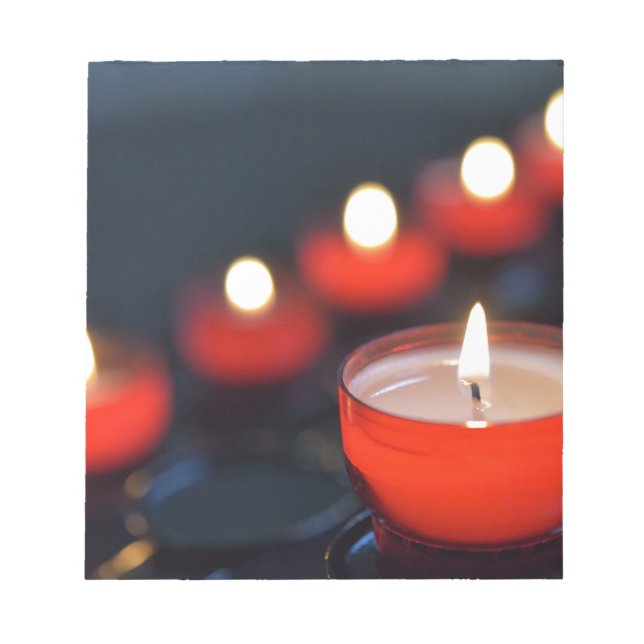 Firing church candles notepad (Front)