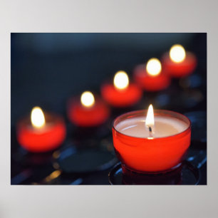 Firing church candles poster
