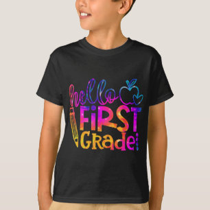 First 1st Grade Teacher First Day Back To School T T-Shirt