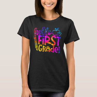 First 1st Grade Teacher First Day Back To School T T-Shirt