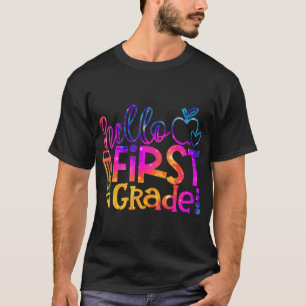 First 1st Grade Teacher First Day Back To School T T-Shirt