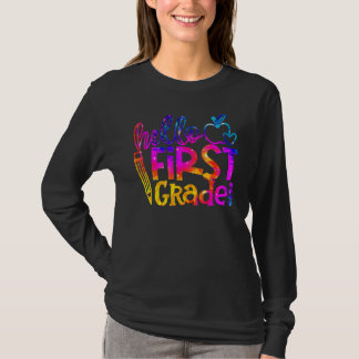 First 1st Grade Teacher First Day Back To School T T-Shirt