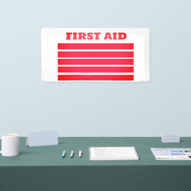 FIRST AID BANNER (Tradeshow)