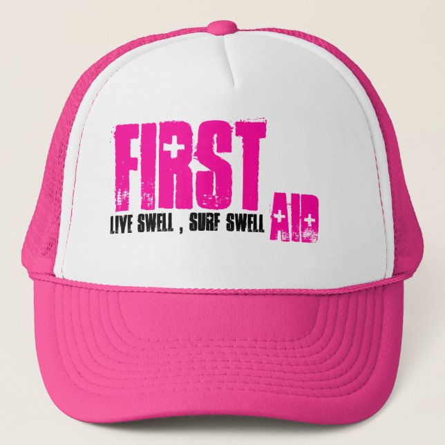 First, Aid, Girls Surf Hat (Front)