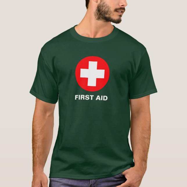 First Aid - Medic - Ambulance, Help T-Shirt (Front)