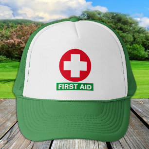 First Aid - Medic - Ambulance, Help Trucker Hat