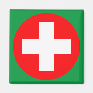 First Aid - Medic (cross) - Ambulance, Help Magnet