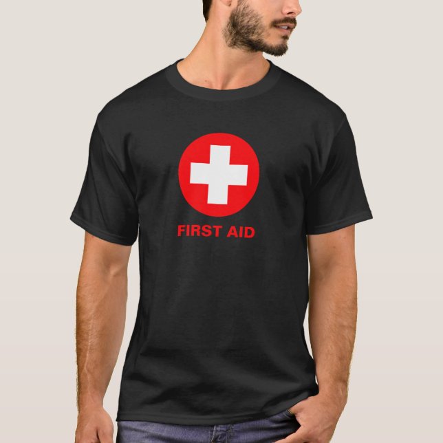 First Aid - Medic (Cross) - Ambulance, Help T-Shirt (Front)