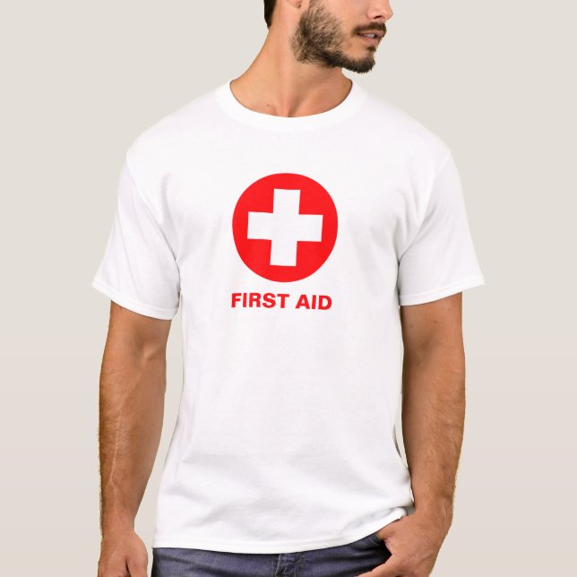 First Aid - Medic (Cross) - Ambulance, Help T-Shirt (Front)