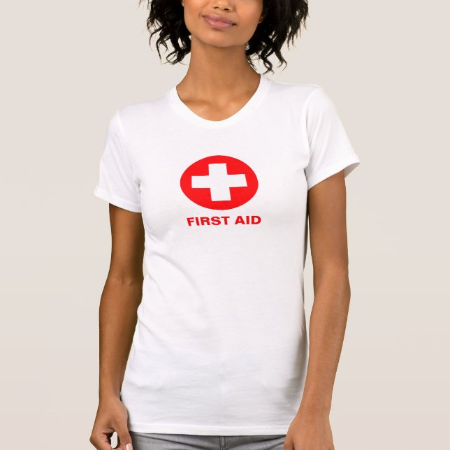 First Aid - Medic (Cross) - Ambulance, Help T-Shirt (Front)