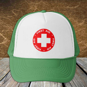 First Aid - Medic (Cross) - Ambulance, Help Trucker Hat