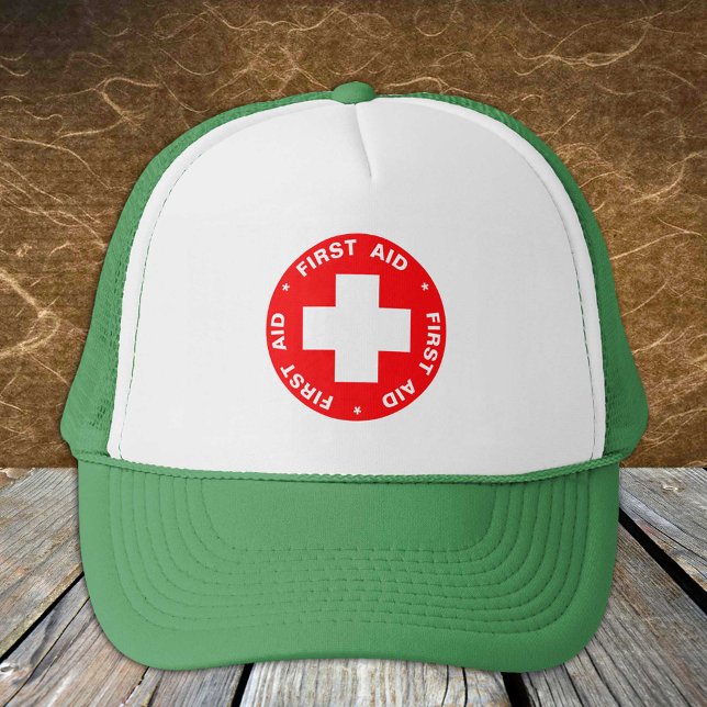 First Aid - Medic (Cross) - Ambulance, Help Trucker Hat (Creator Uploaded)