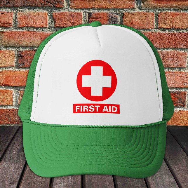 First Aid - Medic (Cross) - Ambulance, Help Trucker Hat (Creator Uploaded)