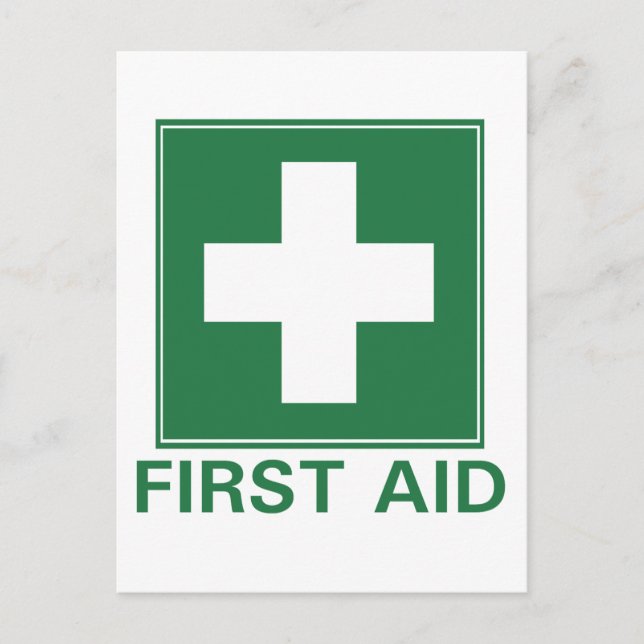 First Aid Postcard (Front)