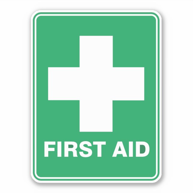 First Aid Sticker Portrait (Front)