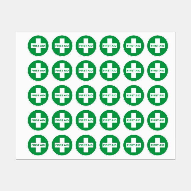 First Aid (White Cross) - Ambulance, Help, Doctor  (Sheet)