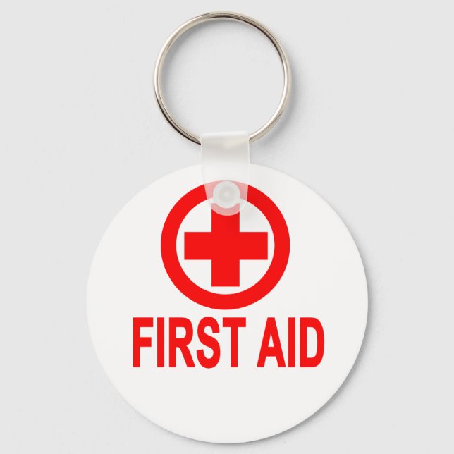First aid Women's T-Shirts.png Key Ring (Front)