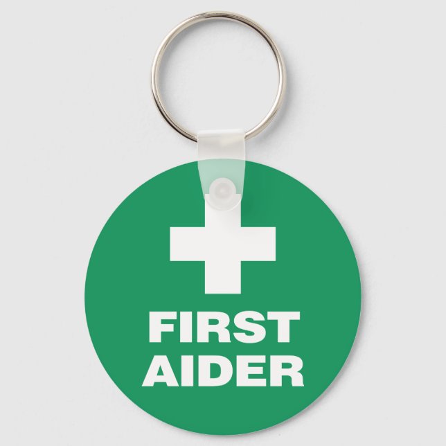 First Aider Key Ring (Front)