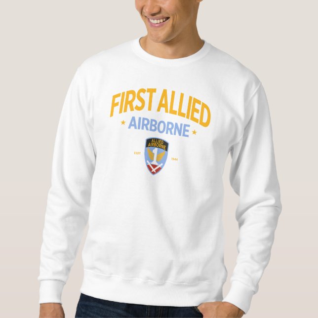 First Allied Airborne "FAAA" US Military Sweatshirt (Front)