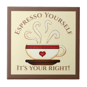 First Amendment: Espresso Yourself Tile