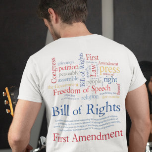 First Amendment Freedom of Speech Free Press T-Shirt